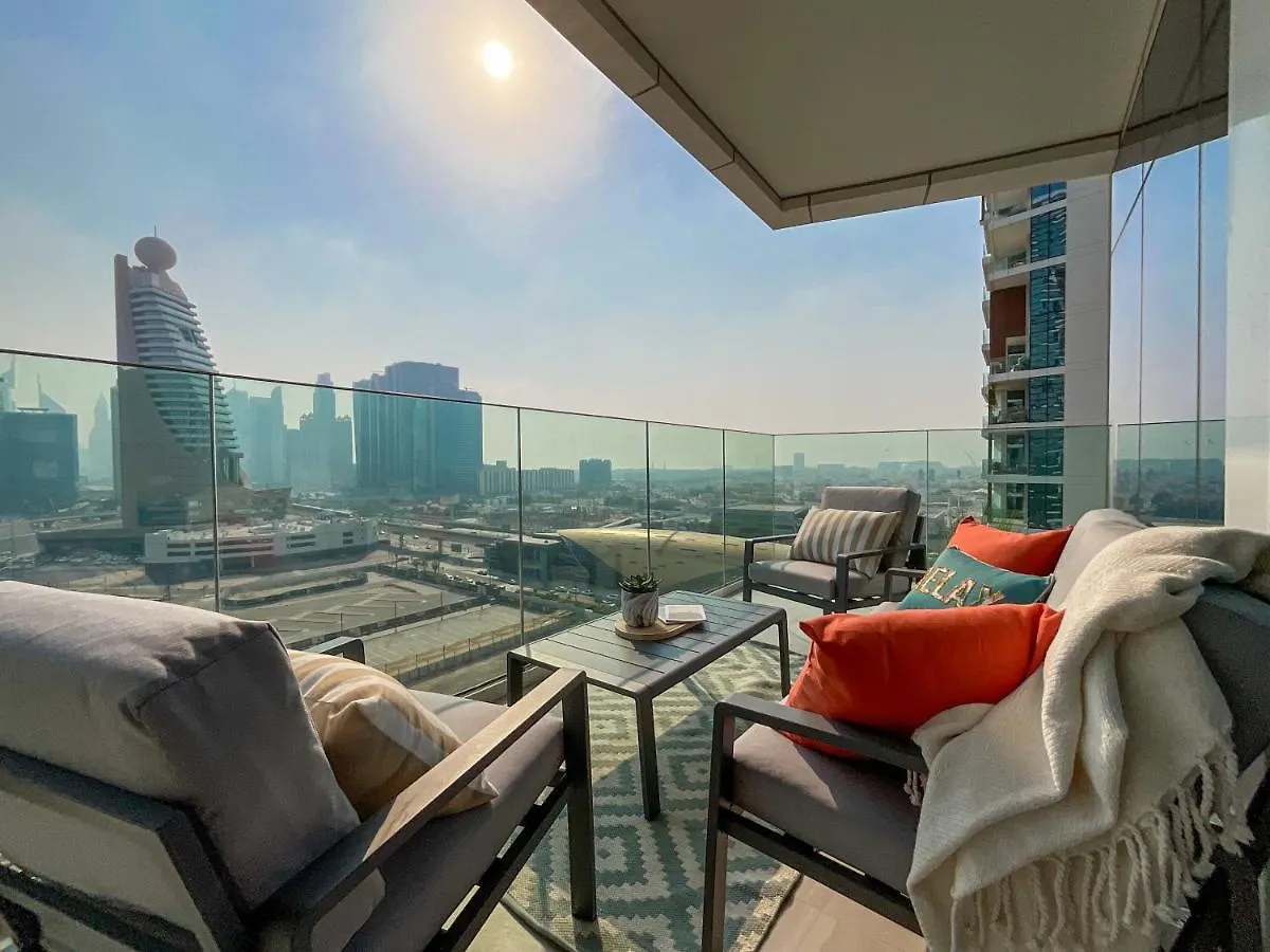 Higuests - Spacious Apt Near Zabeel Park With Panoramic Views Dubaj Apartament